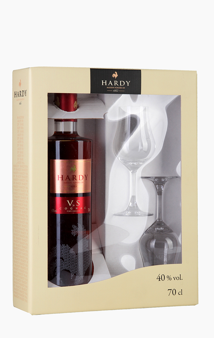 Подарочный набор Коньяк Арди ВС Фин Коньяк / Gift set Cognac Cognac Hardy VS Fine Cognac